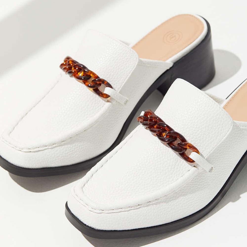 URBAN OUTFITTERS GIA mule heeled loafers